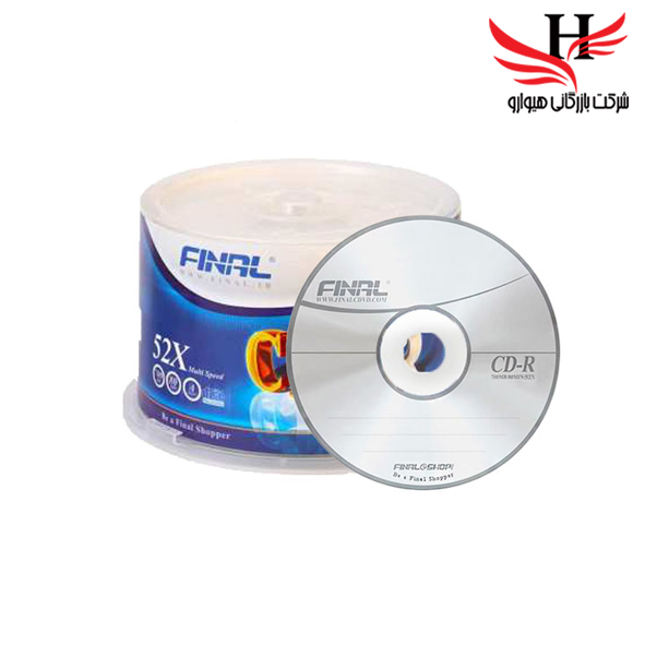 تصویر پک 50 تایی سی دی خام برند FINAL